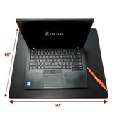 Black Leatherette Lap Desk, 20 x 16